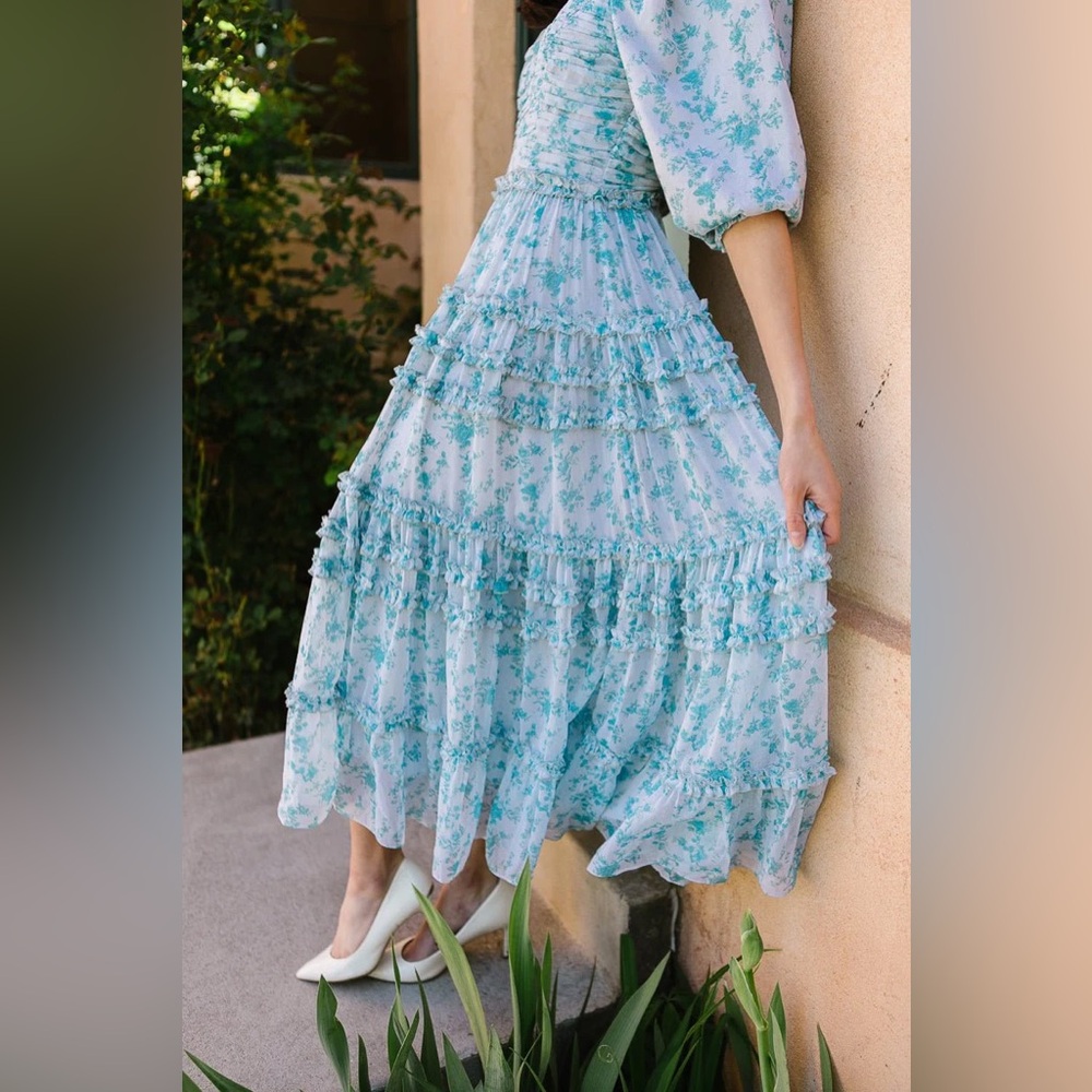 Aniston Dress in Blue